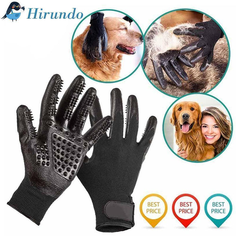 Pet Grooming Gloves For Cats, Dogs & Horses - woowwish.com